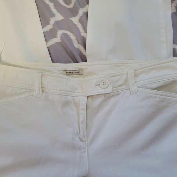 Jones New‎ York white capris Size 12P - Picture 1 of 5